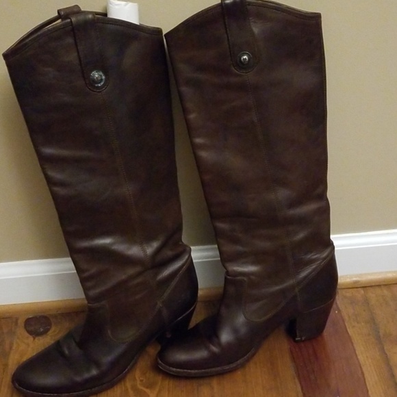 Frye brown leather boots - Picture 3 of 8